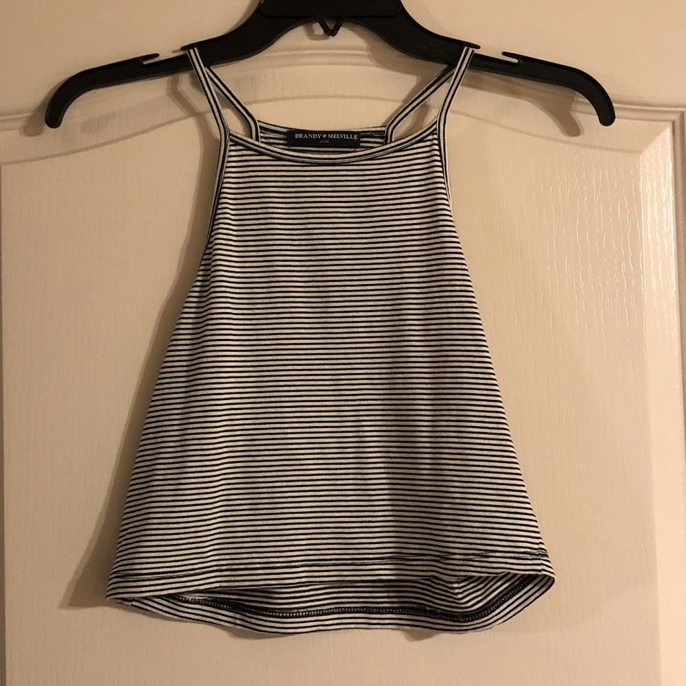 Brandy Melville Striped Crop Top
